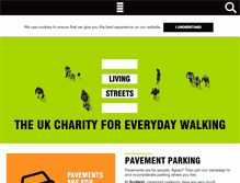 Tablet Screenshot of livingstreets.org.uk